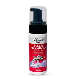 Happie Fur Waterless Foam Shampoo for Dogs & Cats | Dry Shampoo for Dogs, No-Rinse Formula, Absorbs Excess Oil, Cleans, Deodorizes & Freshens Coat, Waterless Dog Shampoo & Dry Shampoo for Cats