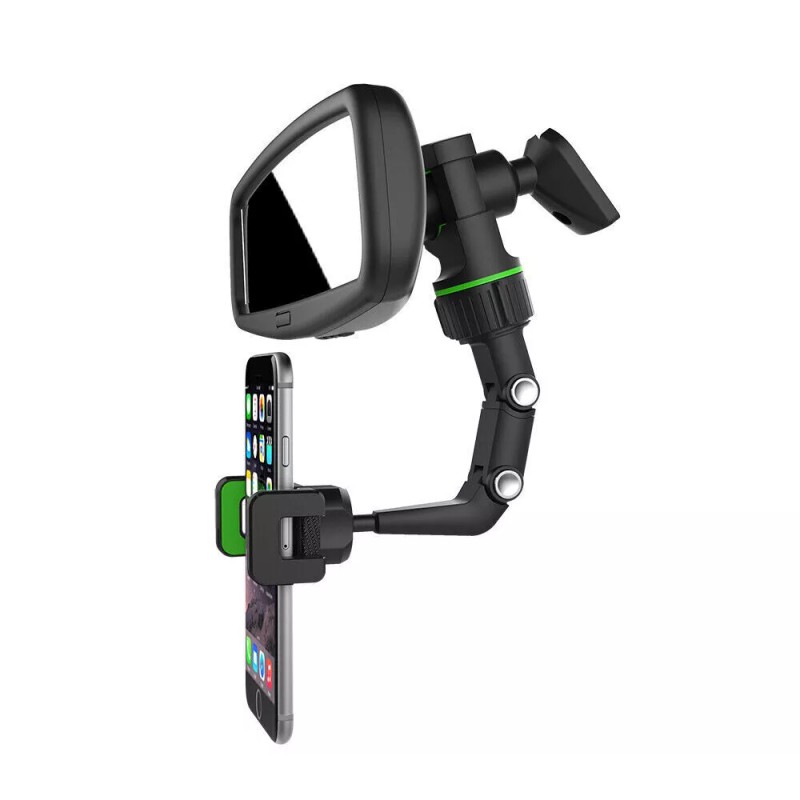 Unbranded 360° Car Rearview Mirror Rotation Adjustable Phone Holder Mount