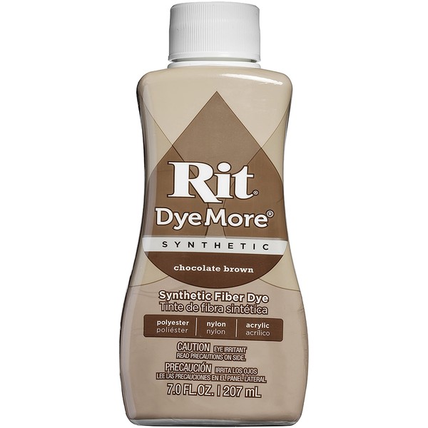 Rit Dye 155854 Synthetic 7oz-Chocolate Brown, Other, Multicoloured, 207 ml (Pack of 1)