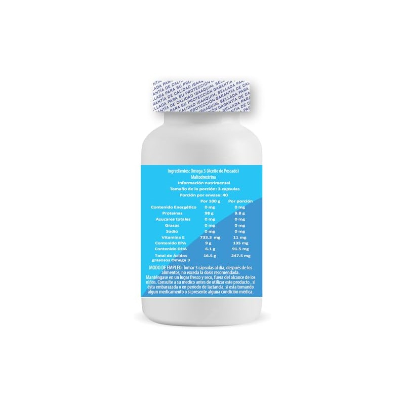 DUO Omega 3 (aceite de pescado en polvo) con Vitamina