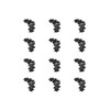 Nuvo Iron RC2 Black Galvanized Steel 2" Decorative Clips-12 Pack