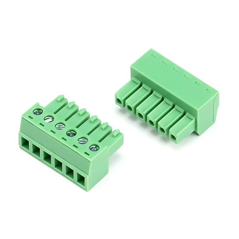 Willwewon 5 Sets 6-Pin 15EDGRK 3.81 mm/0.15 Inch Pitch PCB