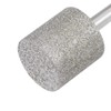 10Pcs Diamond Grinding Bits, 12mm Cylinder Head, 3mm Shank, 45mm