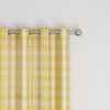 NATUS WEAVER Buffalo Check Curtains 54 inches Long Basement Yellow