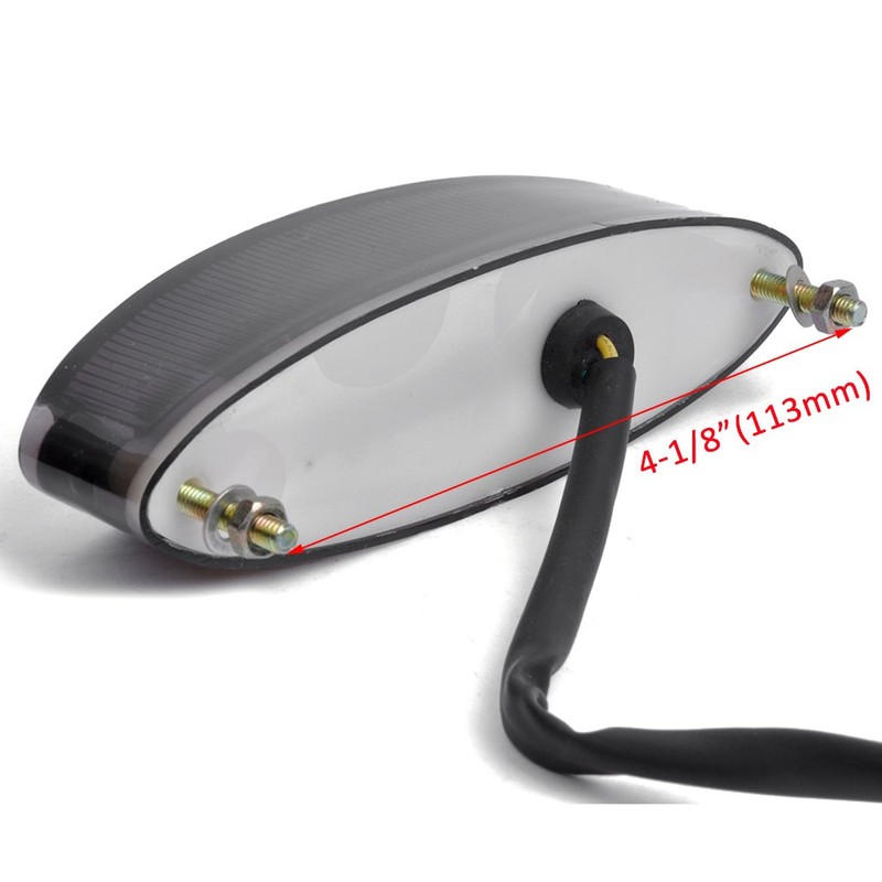 DREAMIZER Motorcycle Rear Light, 28 LED Motorcycle Running Stop Brake