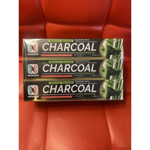 Bamboo Natural Bamboo Charcoal Toothpaste 100% Fluoride Free