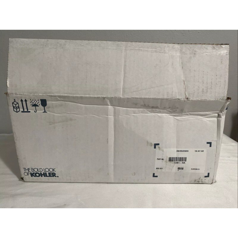 Kohler Full Skirt Trap & Attachment System Metal Black 14"