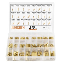 210pcs Brass Hex Standoff Male Female PCB Motherboard M2 M3 M4 M5 Asosrtment Kit