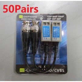 DSCT Lot of (100pcs)BNC pigtail video balun via CAT5e cable