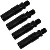 Quick Release Adaptor Aluminium Black Quick Release for Bite Alarms