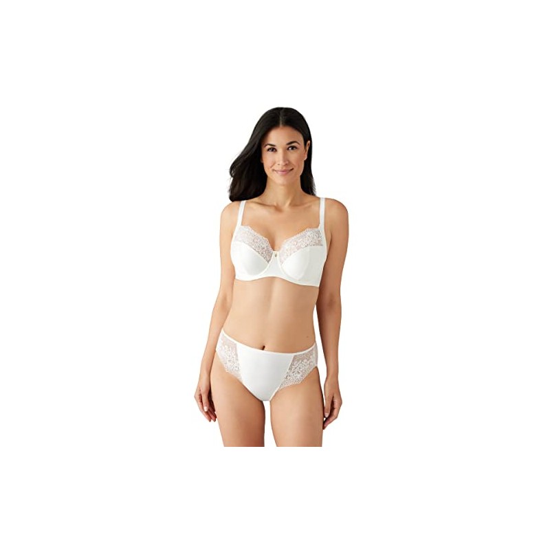 Wacoal Women's Side Note Full Figure Underwire Bra, Egret, 36G