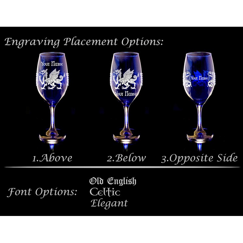 Trinity Knot Highball Glass Set of Two: Engraved Personalization Included