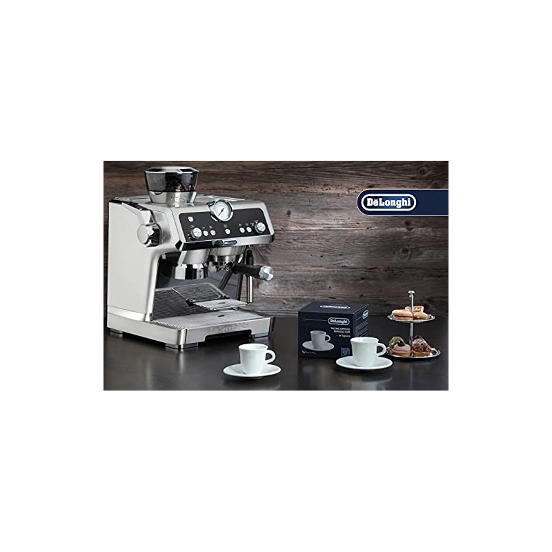 De'Longhi DLSC308 Espresso Coffee Cups for Espresso, Dopio, 2 Pieces,