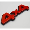 PartsTo 4x4 Decal Emblem Badge with Pre-Adhesive for Toyota Tacoma