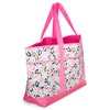 Wild Side Pink Leopard 22 x 15 Polyester Open Tote