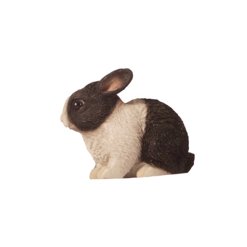 Vivid Arts baby dutch black & white rabbit 9.5cm x