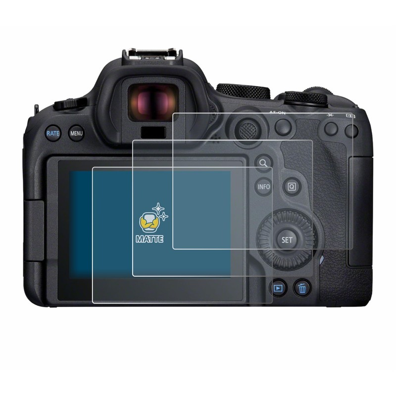 BROTECT 6x Anti-Glare Screen Protectors for Canon EOS R6 Mark