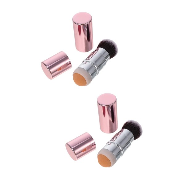 FOMIYES 2pcs Oil Absorbing Facial Massager Volcanic Stone Portable Roller