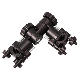 Krovat Parasol Holder, Joints, Fixed, 2-Way Fishing Rod, Pole, Angle, Adjustable, Helabuna, Multifunctional, Camping, Outdoors, Leisure Chair, Black, 1 Piece