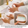 Adhesive Soap Holder for Shower Wall with Drainage Box, Waterproof