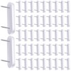 Jetec Plastic Head Double Pins Bed Skirt Holding Pins White