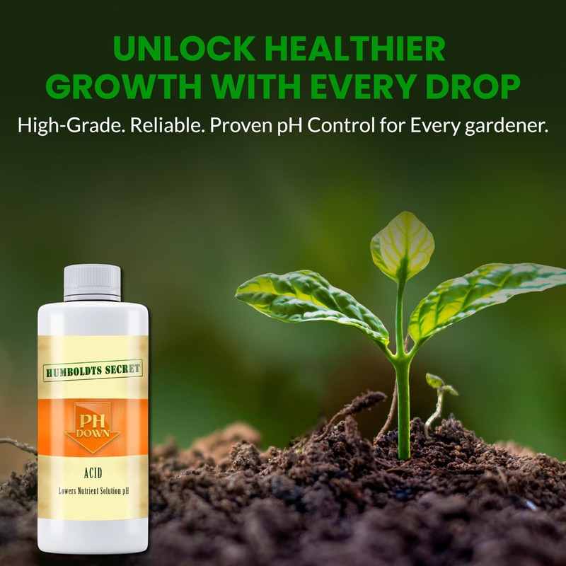 Humboldts Secret pH Down for Plants | Liquid pH Adjuster