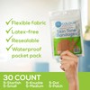 Tru-Colour Skin Tone Bandages Variety Pack, Flexible Fabric Adhesive Strips,