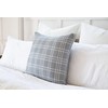 Belgian Grey White Woven Decorative Accent Throw Cushion Pillow Cover