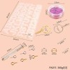 Kit De 236 Piezas Letras De Silicona De Molde De