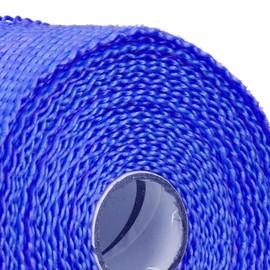 Heat Insulation Tape, Glass Fiber Alloy Steel, Promote Traffic Increase, High Temperature , Automobile Motorcycle Exhaust Pipes (Blue)
