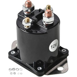 1013609 Club Car Starter Solenoid,Gas Golf Cart Solenoid,12V Solenoid Switch 1013609 for 1984-Up Club Car DS & Precedent Gas Golf Cart,1012275, 1013609, 435-154,1012275,435-154,LPL6003