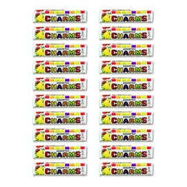 Charms Squares, Assorted Fruit Flavors, 20 Count (Pack of 1)