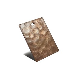 Vintage Patina, Heavy Hammered Copper Sheet Sample for CT Copper Tailor Copper Range Hood,Copper Kitchen Sink