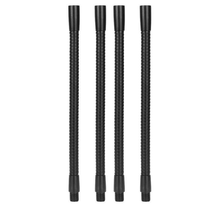 4 Pcs Gooseneck Lamp Hose Aluminium 10mm Caliber Flexible Table