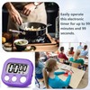 6 Pack Digital Kitchen Timer Magnetic Digital Timer with Big