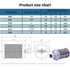 XY-12 Air Compressor Muffler 1-1/4" NPT Air Exhaust Muffler Silencer