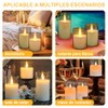 3pcsVelas decorativas,Velas Eléctricas Sin Llamas,Velas led,velas electricas,Velas de pilas con