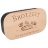 Spruchreif Plastic Lunch Box "Brotzeit" | Lunch Box with Engraving