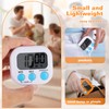 12 Pack Digital Kitchen Timers for Cooking, Small Magnetic Countdown