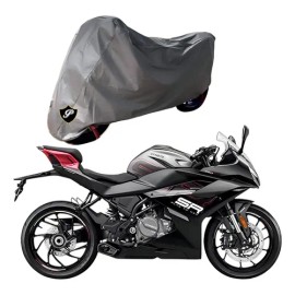 Fundalonacubre Motocileta Cfmoto 300sr Sport 2025 Platinum Color Plateado                                                                             