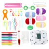 12 Pcs Crochet Needle Set Aluminum Oxide Weaving Sewing Knitting