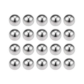 sourcing map Bearing Ball 440C Stainless Steel G100 Precision Ball 1/4 Inch (Pack of 50)