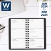 AT-A-GLANCE 2024 Weekly Planner, 2-1/2" x 4-1/2", Pocket Size, Black