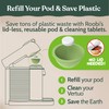 Roobi Cleaning Kit Compatible with Nespresso Vertuoline. Includes 1 Reusable