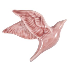 ABOOFAN Ceramic Bird Wall Hanging Ornament Decorative Art for Living Room Hotel Background Multiuse Bird Decor for Stylish Garden Interior Spaces