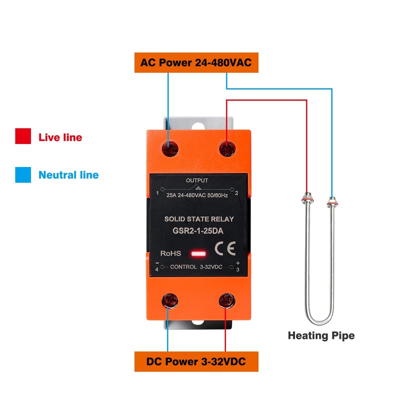 Jadeshay Solid State Relay, Relay SSR Solid State Relay DC