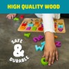 Chuckle & Roar Wooden Puzzle ABC and 123 Theme 2