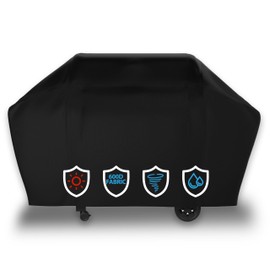 600D Heavy Duty Grill Cover for Blackstone Parts 28" Griddle airfryer Combo & 36" griddles, Waterproof Wood Pellet Grill Smoker Cover, UV Resistant Full Length BBQ Grill Cover All Weather Protection