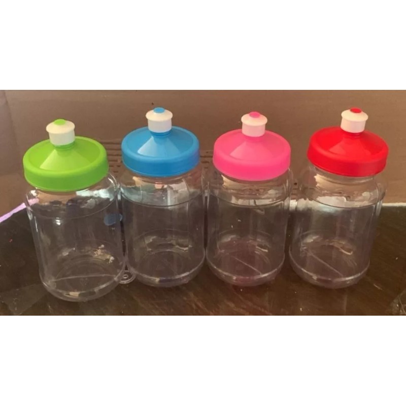vasos cilindro Vaso Cilindro,tarro,dulcero, 500ml Tapa Chupón 40 Pzs Lisas