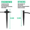 FOGWOWO Drip Irrigation Emitters for 1/4" Tubing,Adjustable 360 Degree Automatic